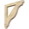 Ekena Millwork Funston Arts & Crafts Rough Sawn Bracket, Douglas Fir, 4"W x 40"D x 40"H BKT04X40X40FST03RDF - alternate 1